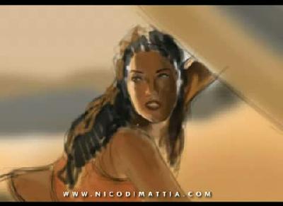Photoshop ile Megan Fox